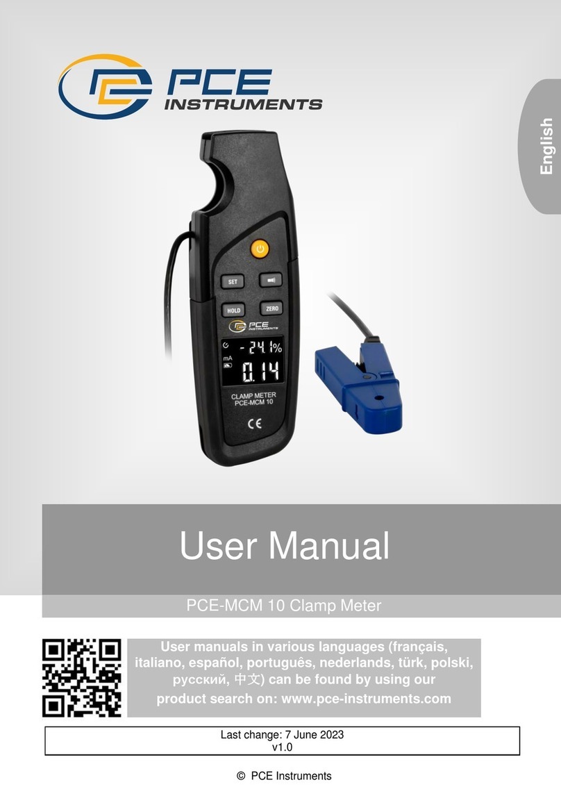 PCE Instruments PCE-MCM 10 user manual
