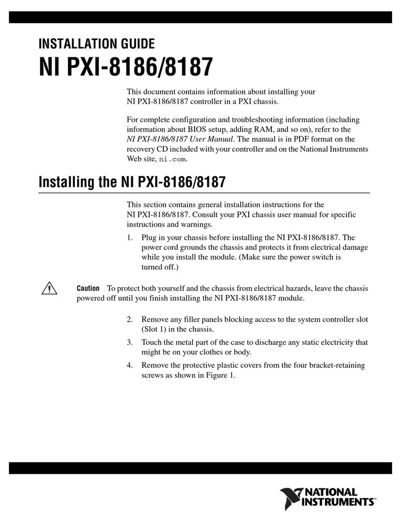 National Instruments PXI-8186 User manual National Instruments PXI-8186 User manual