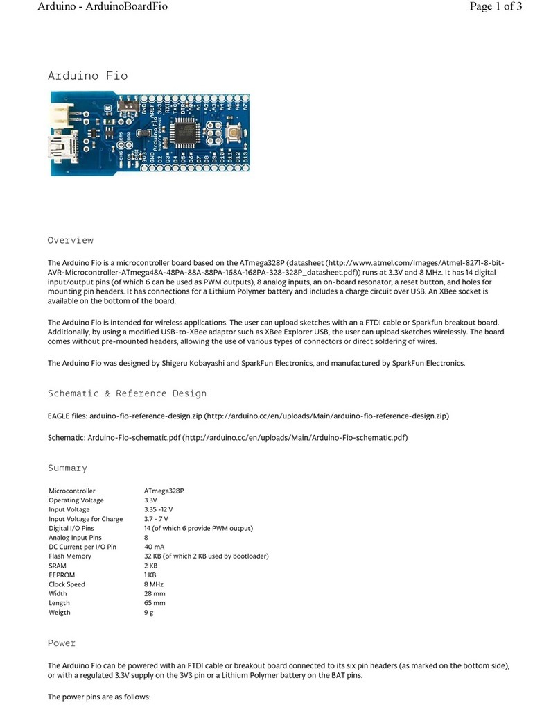 Arduino ArduinoBoardFio quick start guide