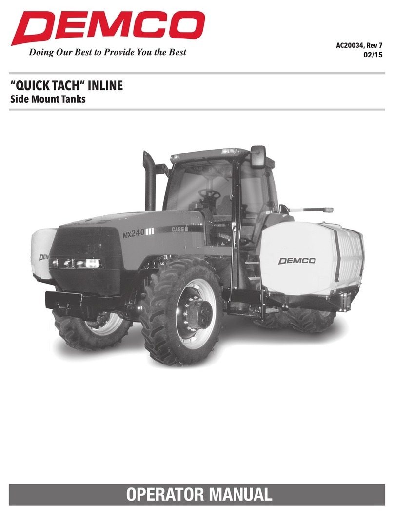 Demco QUICK TACH INLINE Operator's manual