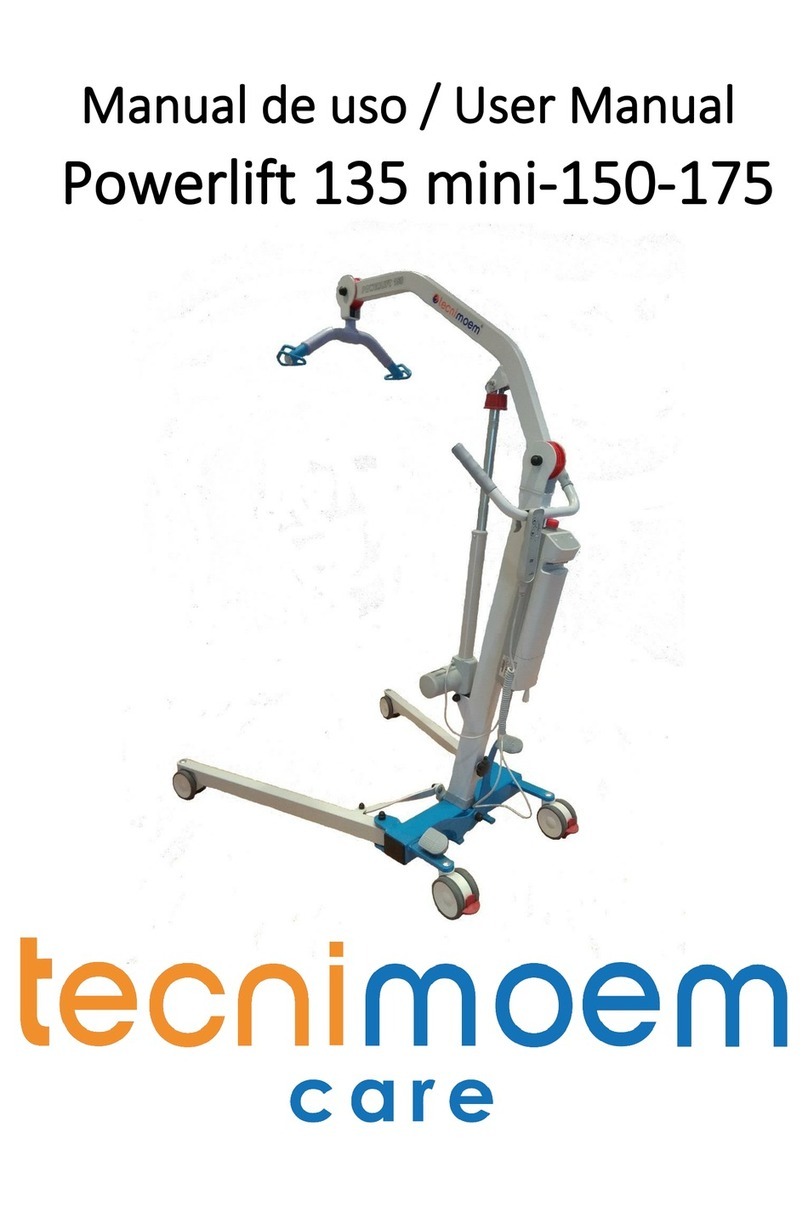 Tecnimoem Powerlift 135 mini-150 user manual