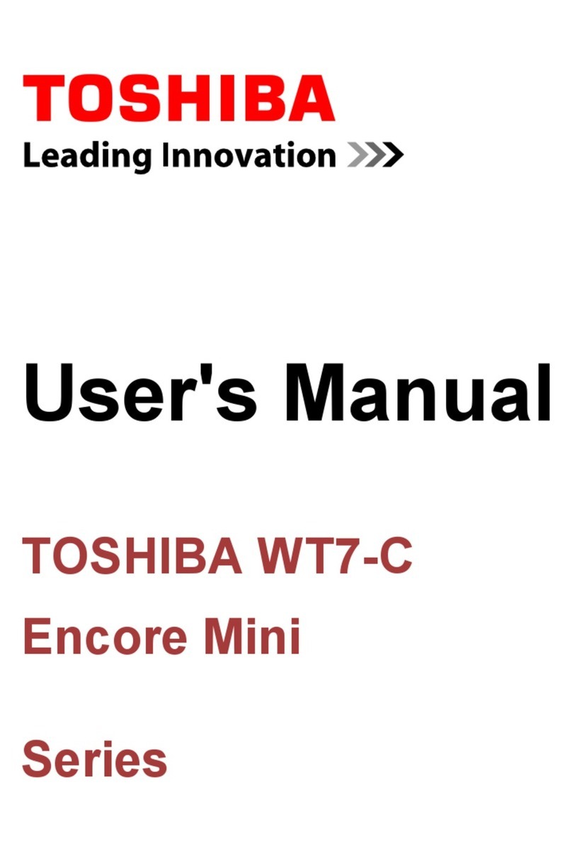 Toshiba Encore Mini WT7-C User manual