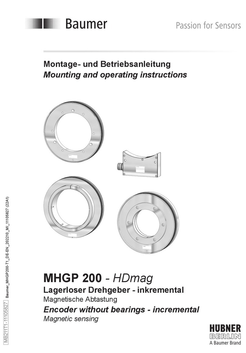 Baumer MHGP 200 HDmag Mounting and operating instructions