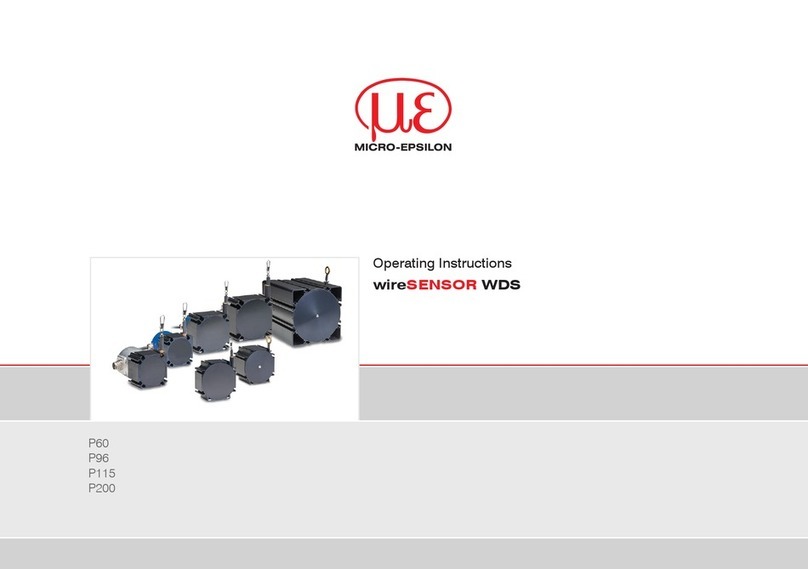 MICRO-EPSILON wireSENSOR WDS P60 operating instructions