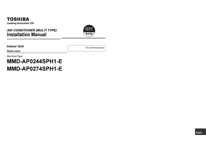 Toshiba MMD-AP0244SPH1-E User manual