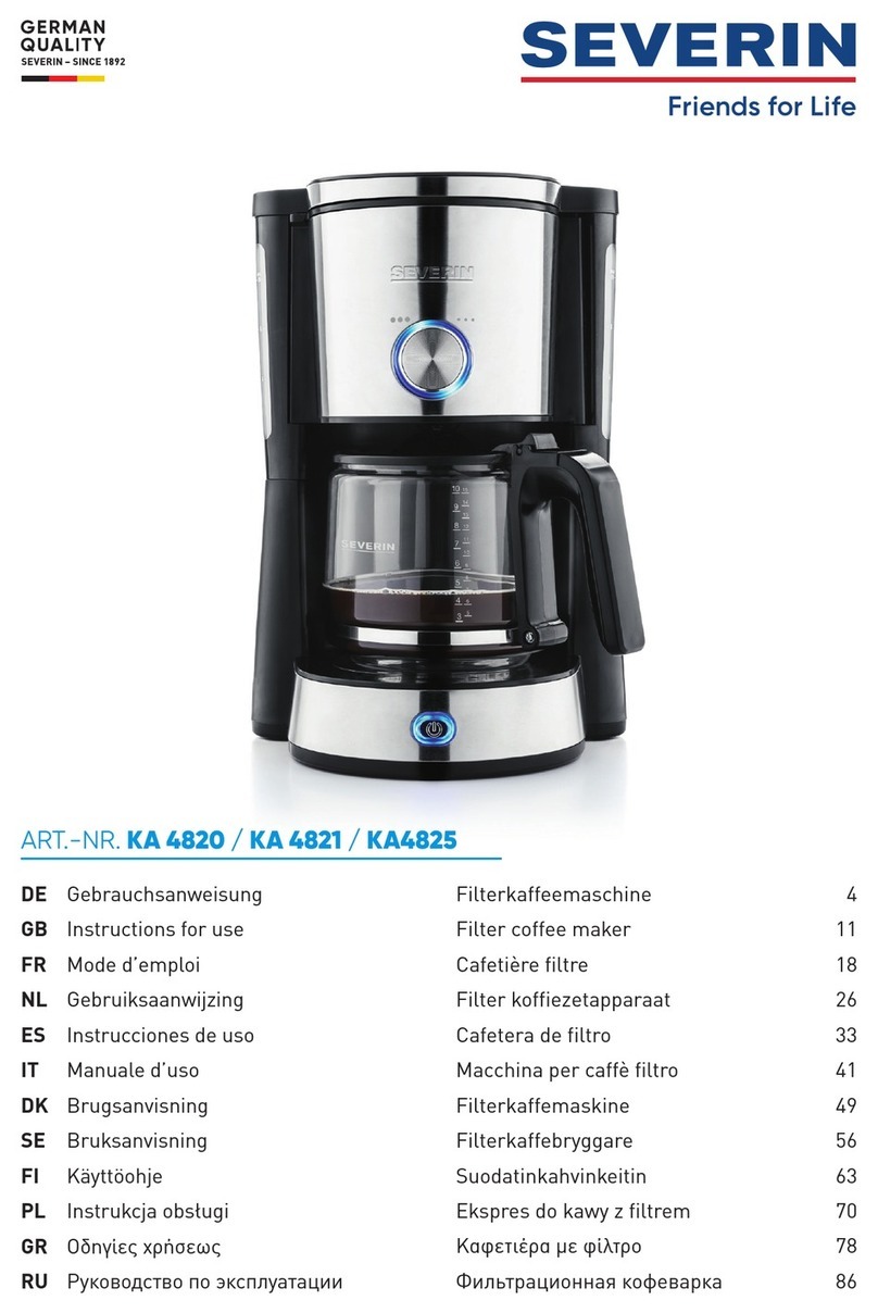 SEVERIN KA 4820 User manual