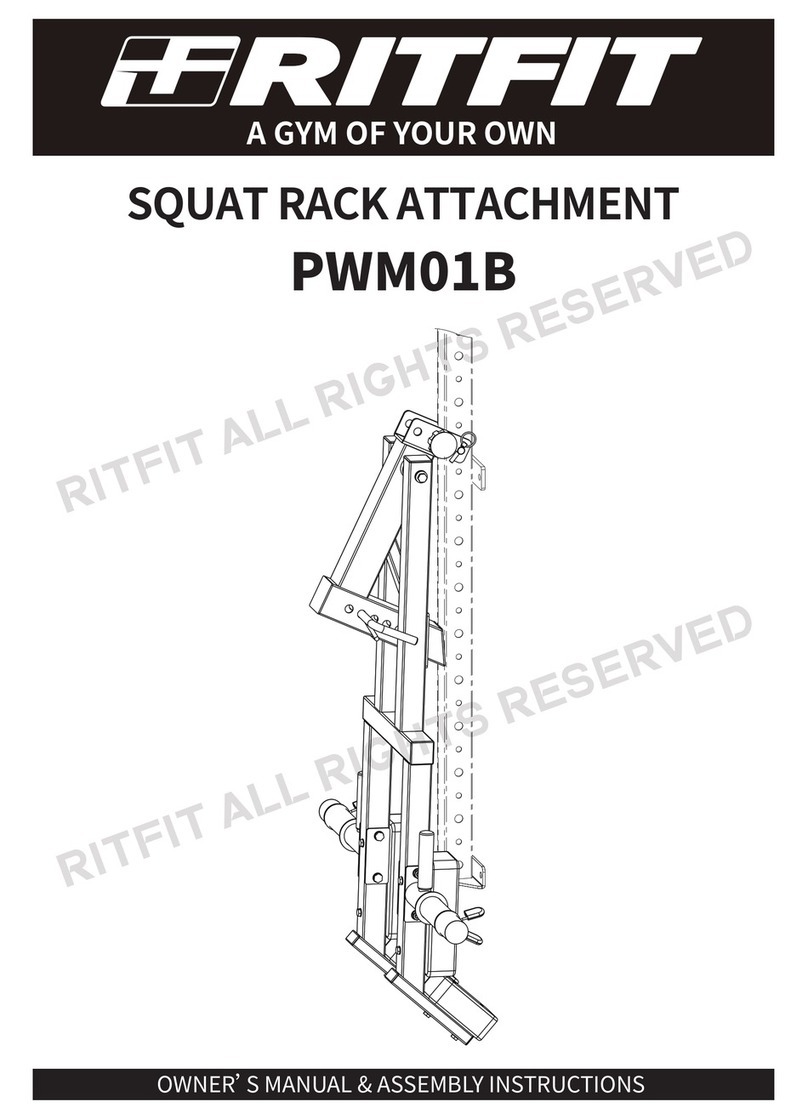 RITFIT PWM01B Owner's manual & assembly instructions