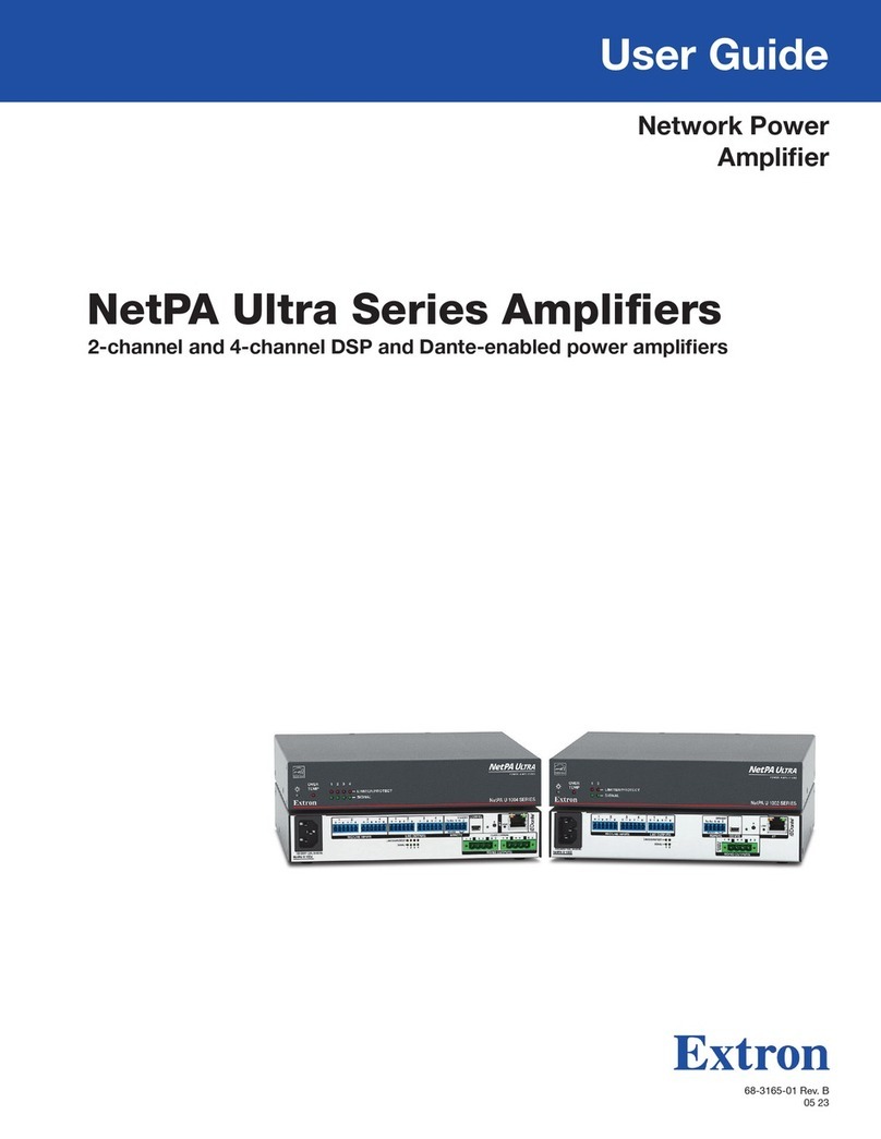 Extron electronics NetPA Ultra Series User manual