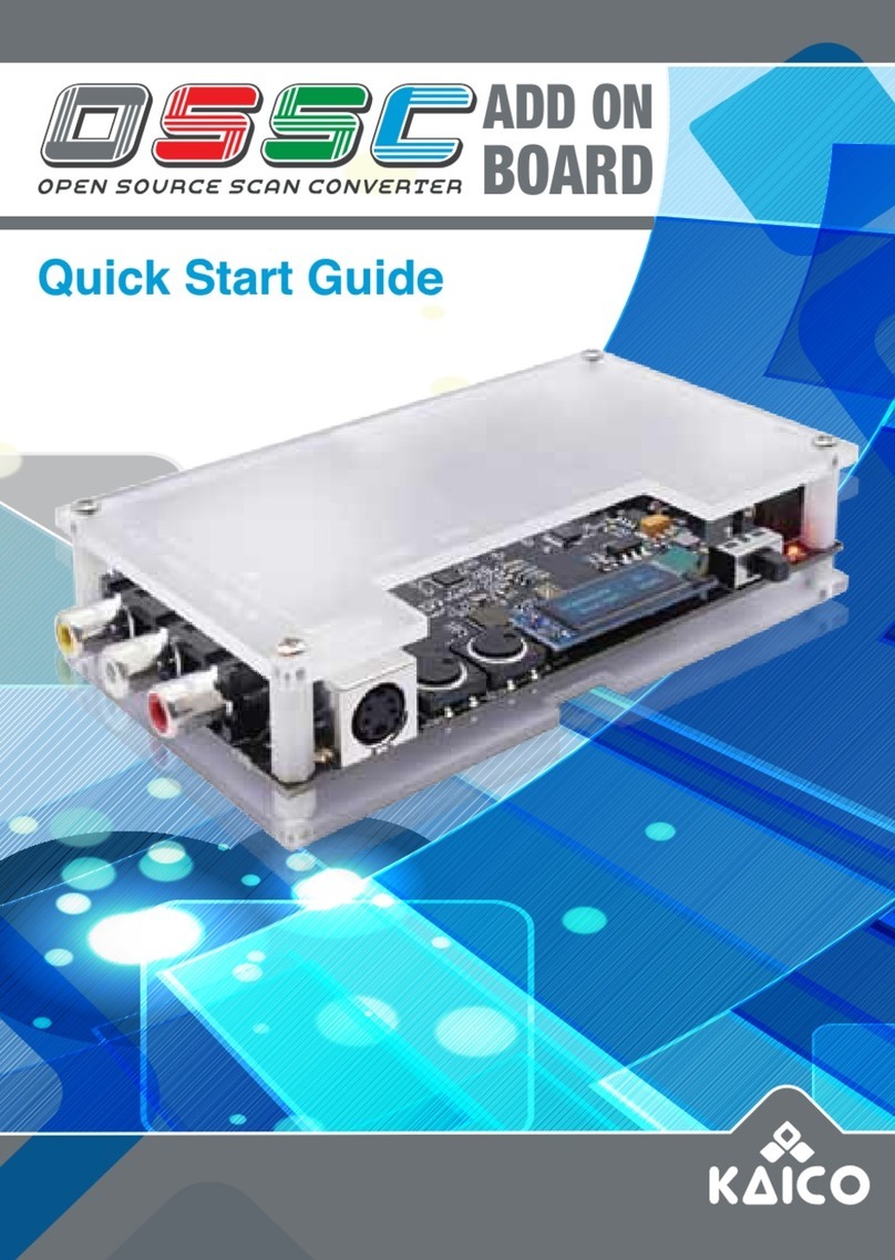 KAICO OSSC ADD-ON BOARD User manual