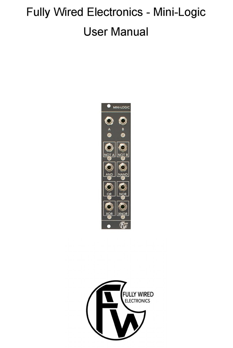FULLY WIRED ELECTRONICS Mini-Logic user manual