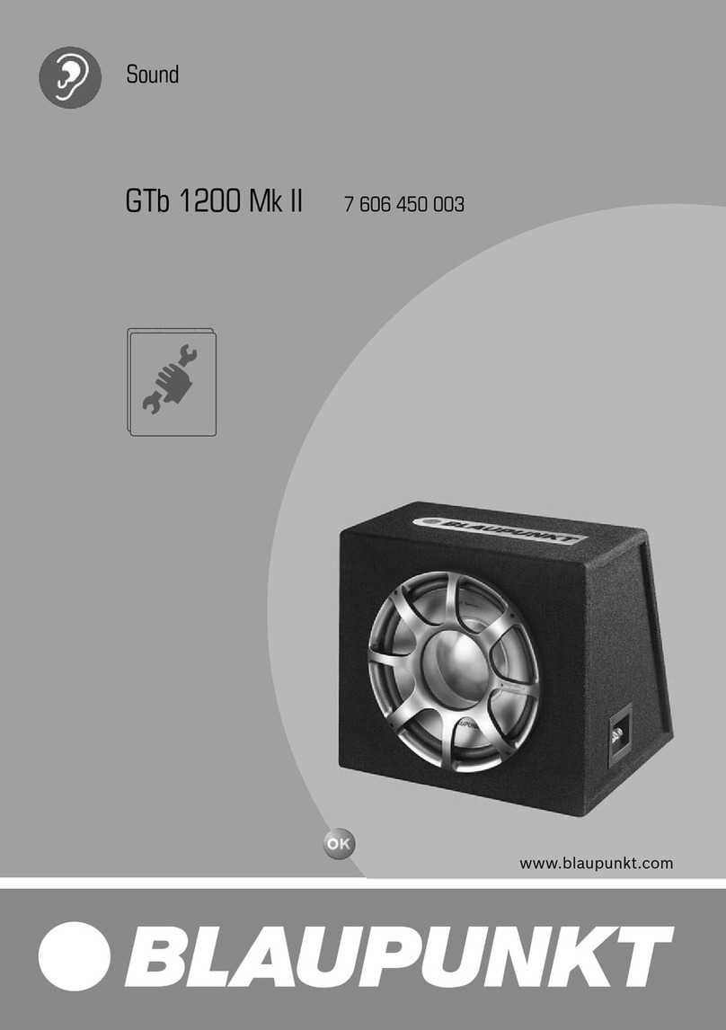 Blaupunkt GTb 1200 Mk II manual