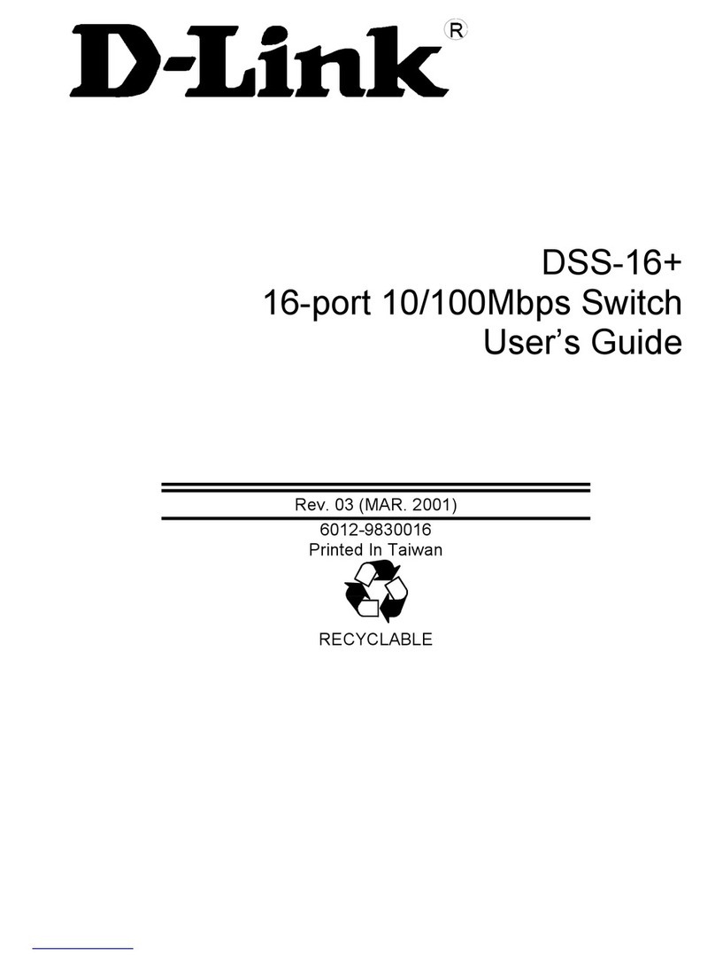 D-Link DSH-16+ User manual D-Link DSH-16+ User manual