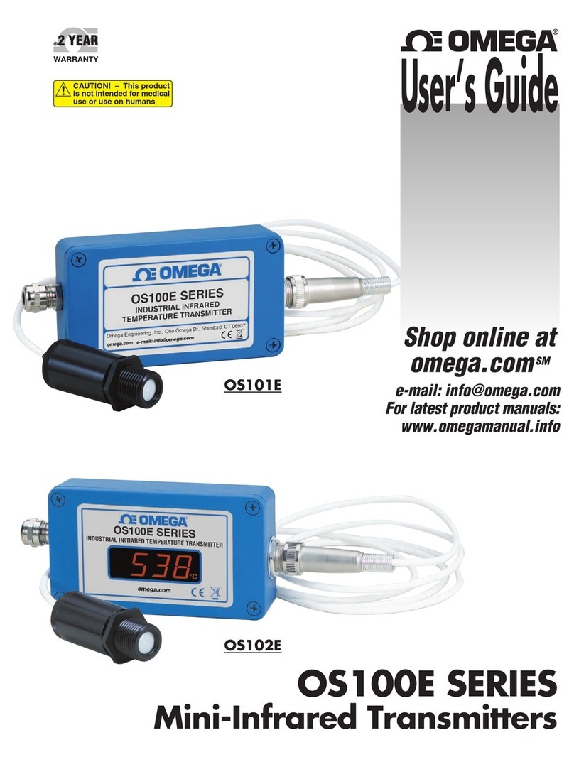 Omega Engineering OS100E Series User manual