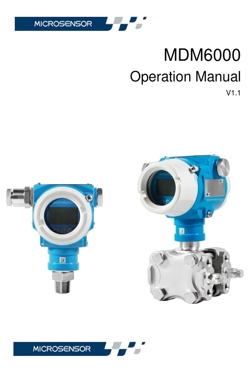 Microsensor MDM6000 Series User manual