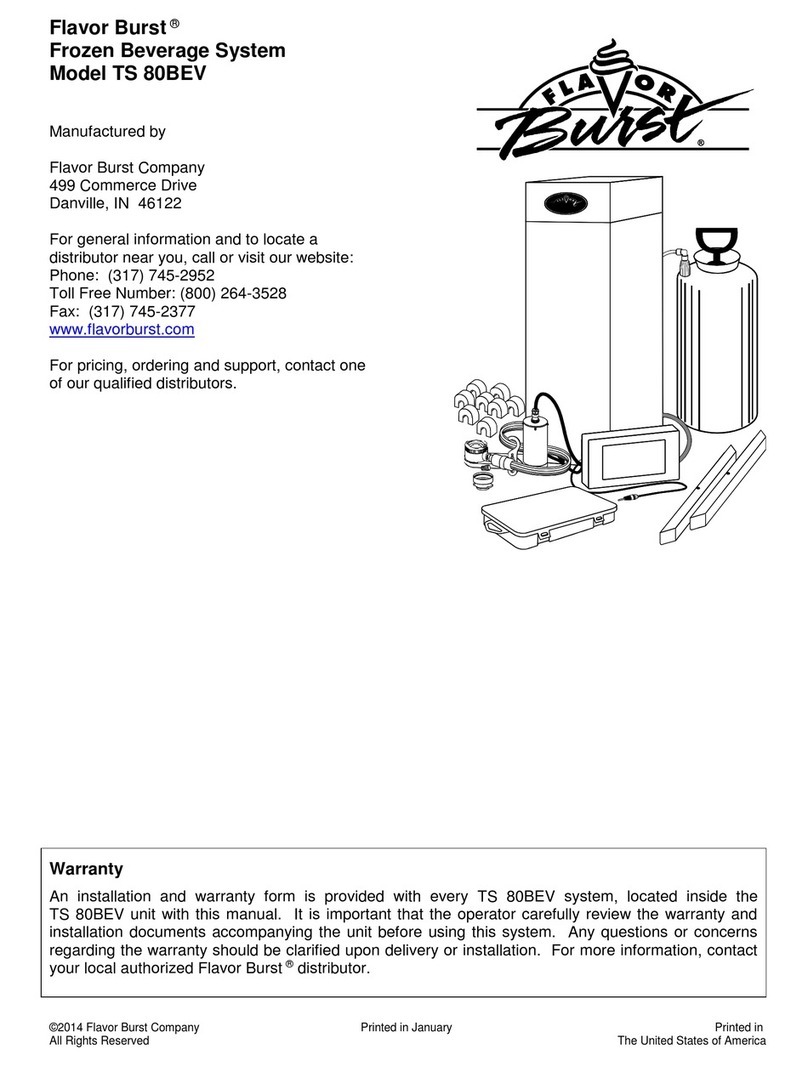 Flavor Burst TS 80BEV manual