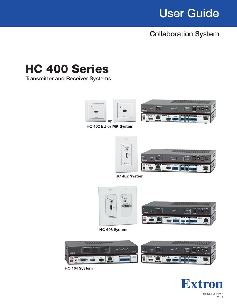 Extron electronics HC 400 Series user guide Extron electronics HC 400 Series user guide