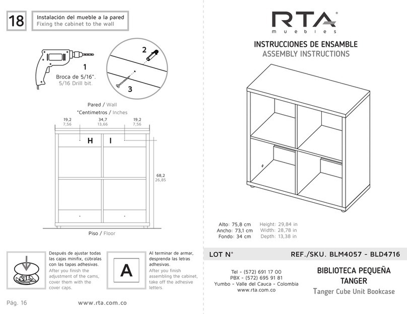 RTA BLM4057 User manual