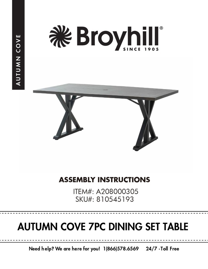 Broyhill AUTUMN COVE A208000305 Assembly instructions Broyhill AUTUMN COVE A208000305 Assembly instructions