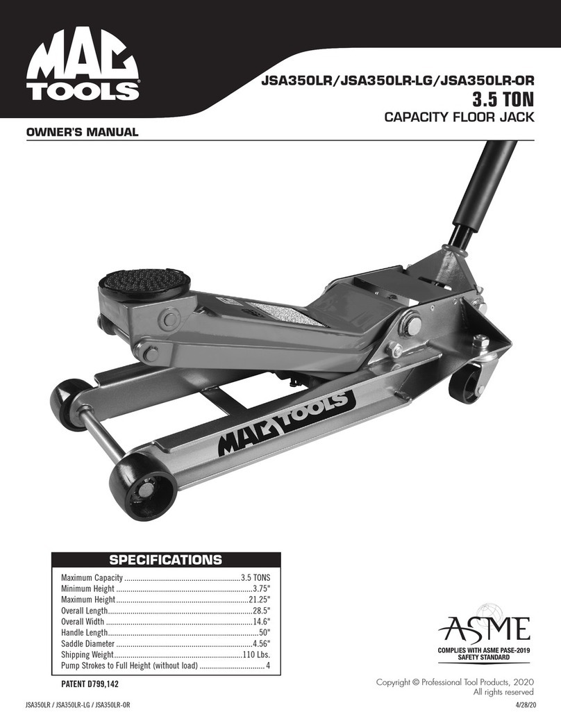 MAC TOOLS JSA350LR-LG User manual