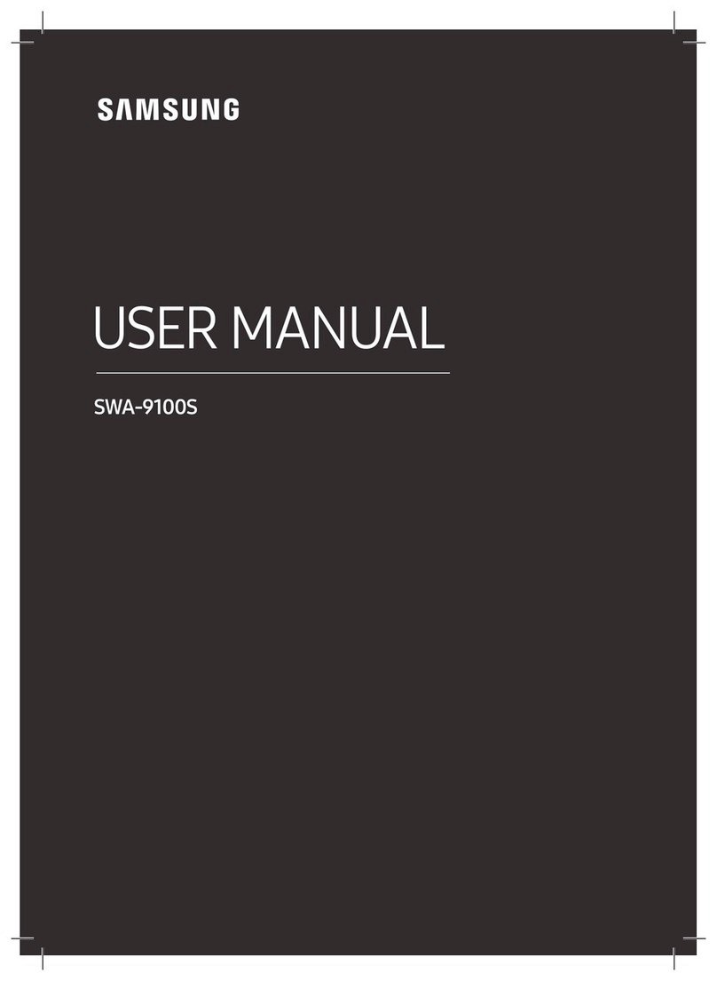 Samsung SWA-9100S User manual