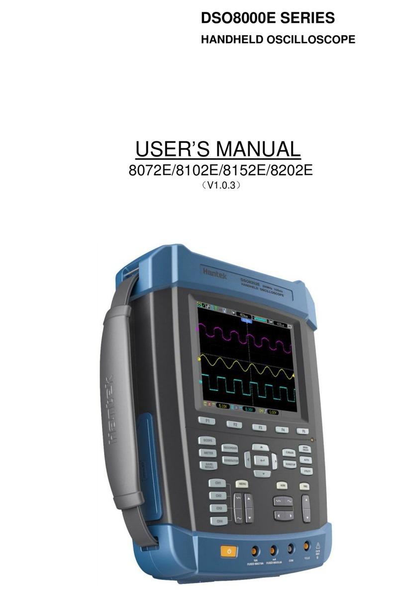 Hantek DSO8000E Series user manual