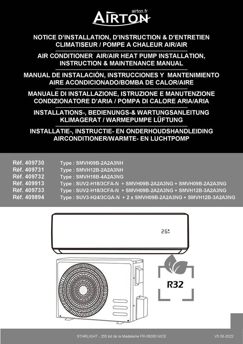 Airton SMVH12B-3A2A3NG Instructions for use