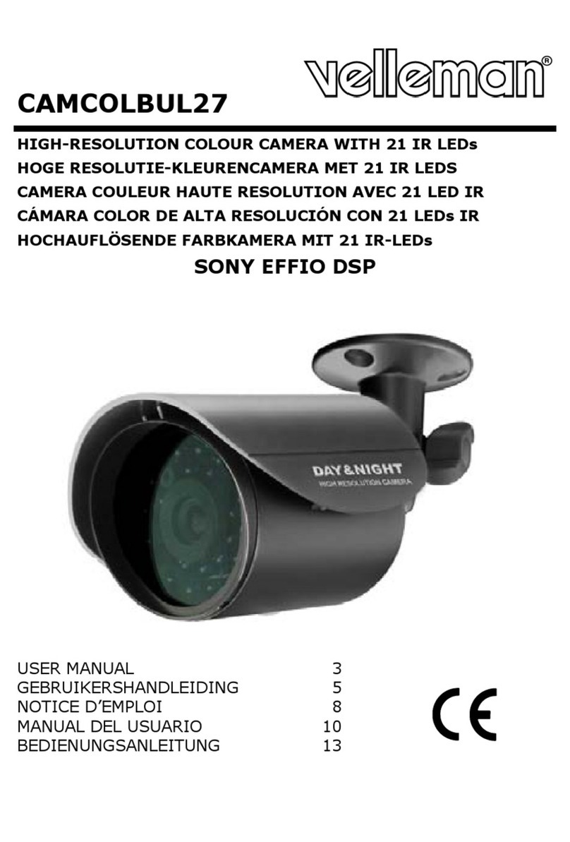 Velleman CAMCOLBUL2 User manual