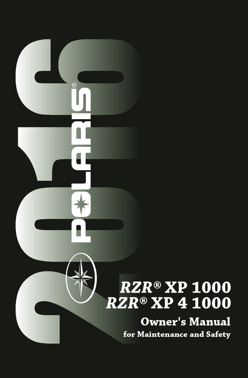Polaris RZR XP 1000 2016 User manual