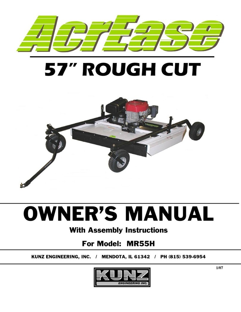Kunz AcrEase MR55H owner's manual