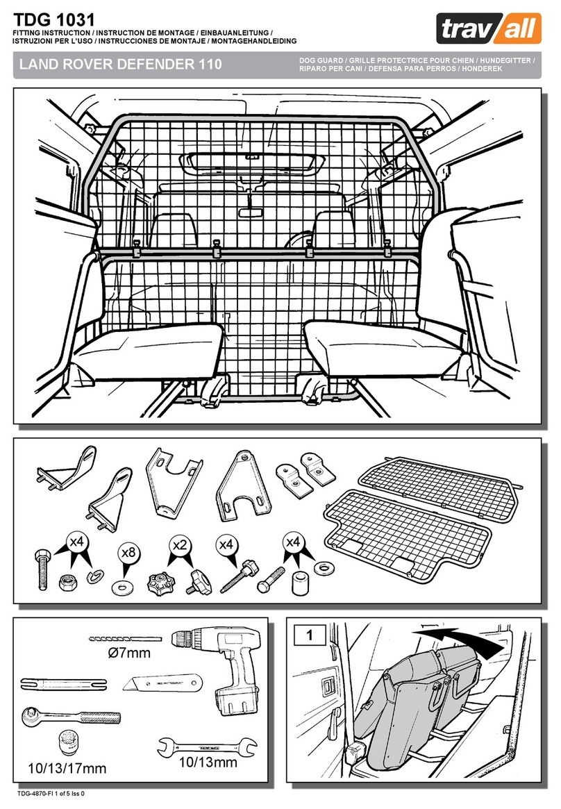 travall TDG 1031 Install guide travall TDG 1031 Install guide