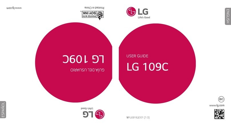 LG 109C User manual