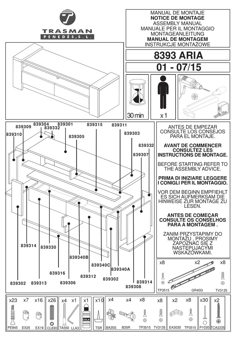 Trasman ARIA 8393 Assembly manual