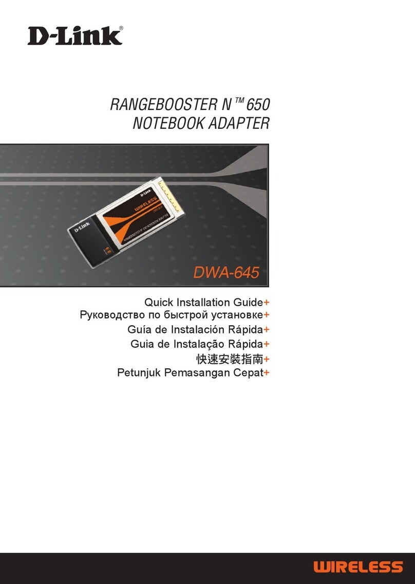 D-Link RANGEBOOSTER N 650 User manual D-Link RANGEBOOSTER N 650 User manual