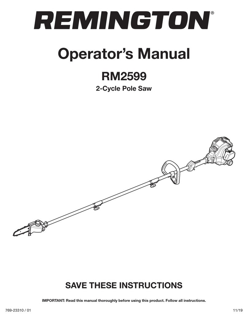 Remington RM2599 Operator's manual