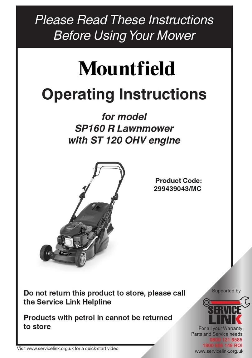 Mountfield SP160 R User manual