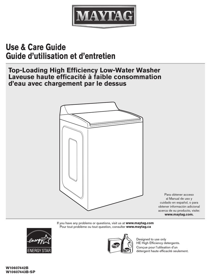 Maytag W10607443B-SP User manual