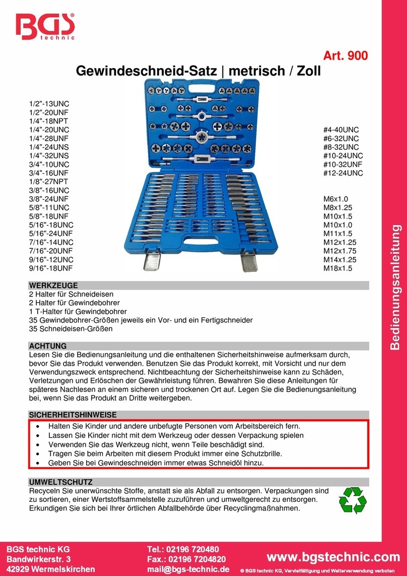 BGS technic 900 instruction manual BGS technic 900 instruction manual