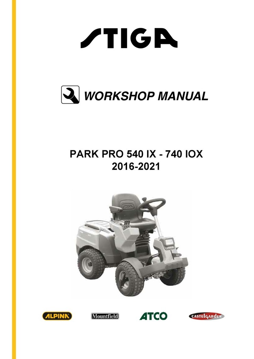 Stiga Pro 540 IX Workshop manual