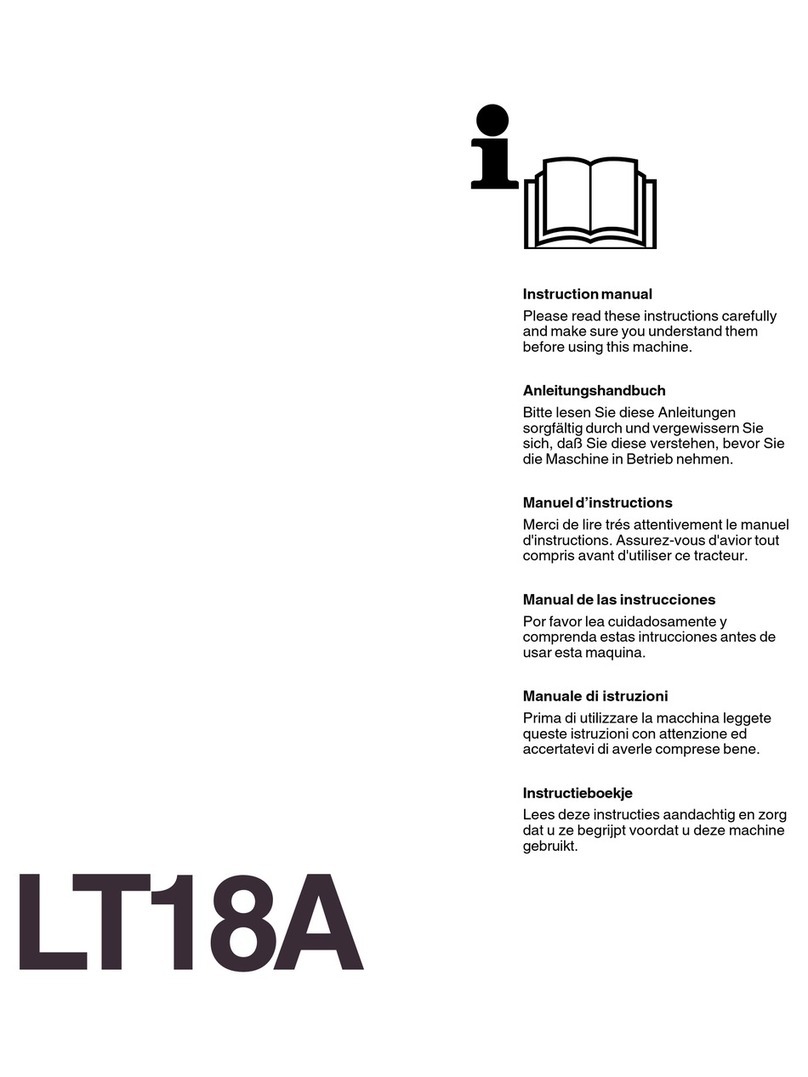 Husqvarna LT18A instruction manual