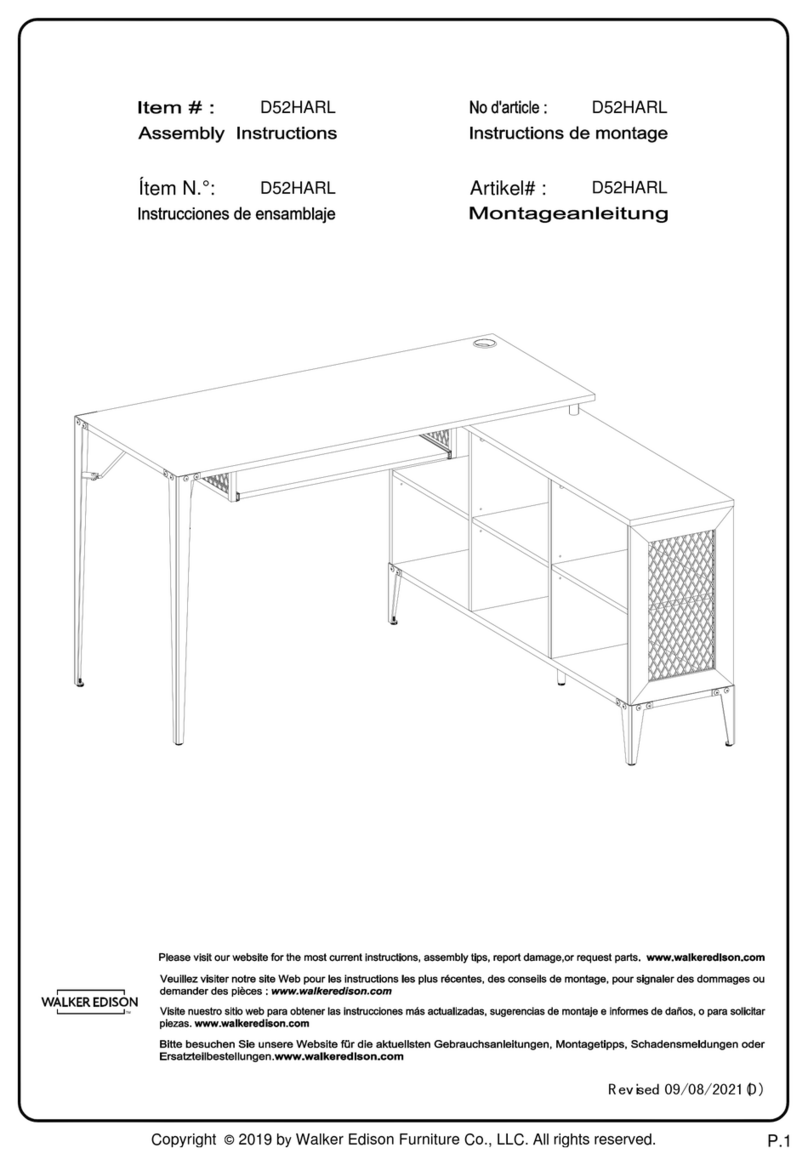 Walker Edison D52HARL User manual Walker Edison D52HARL User manual