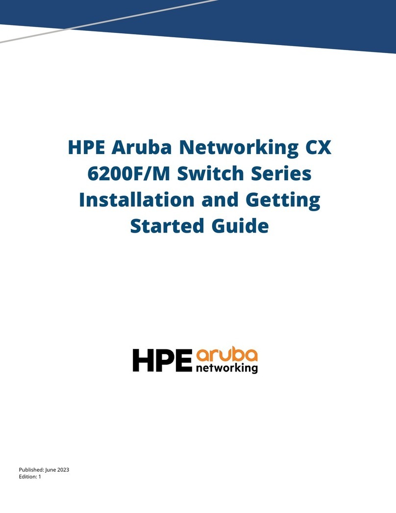 HPE Aruba Networking CX 6200 Series User manual