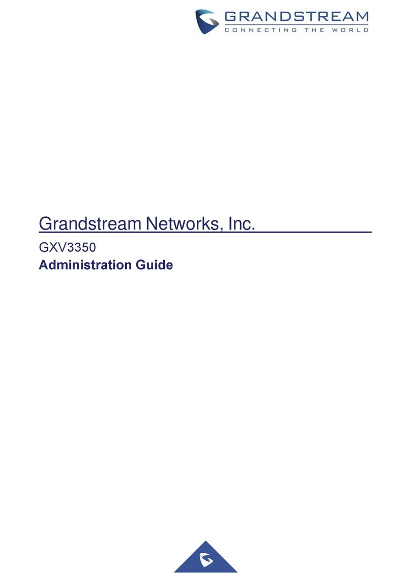 Grandstream Networks GXV3350 Instruction Manual