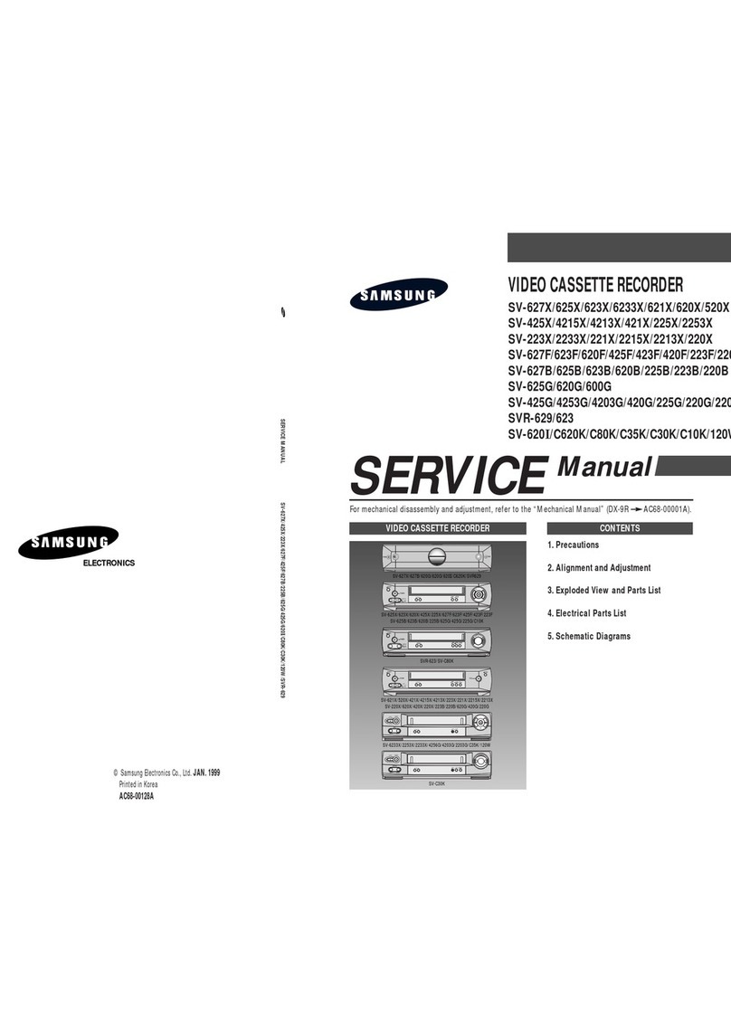 Samsung SV-625X User manual