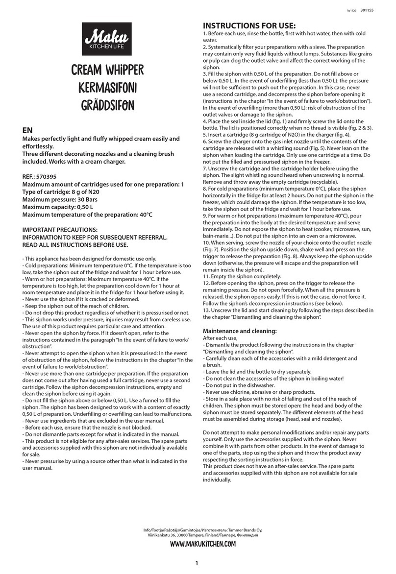 maku 570395 Instructions for use