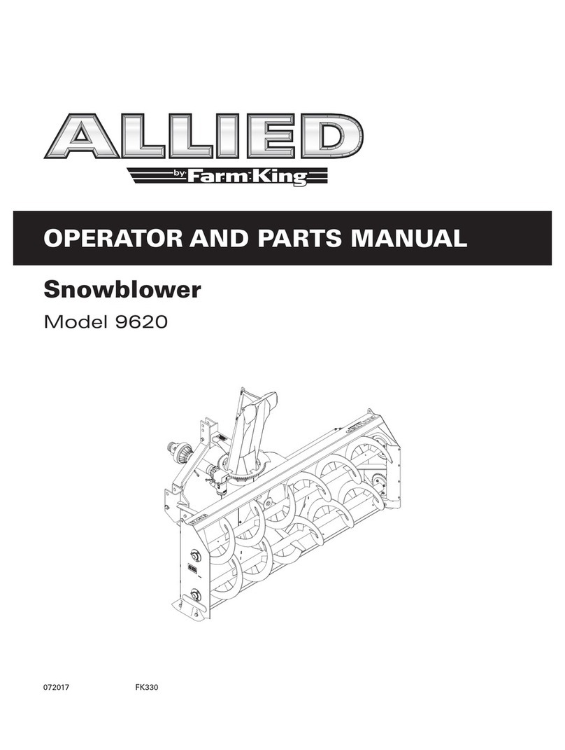 Farm King ALLIED 9620 Operator and parts manual