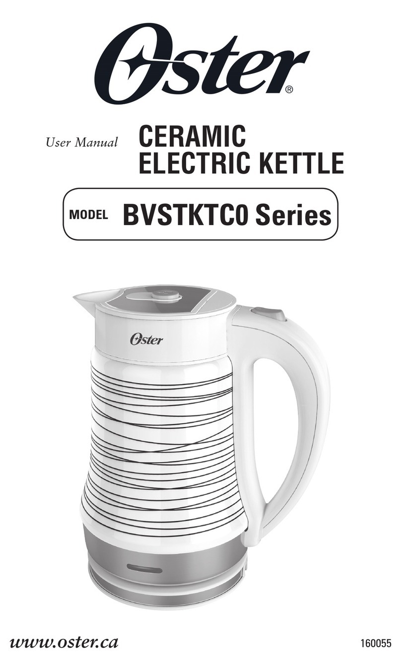 Oster BVSTKTC0 Series user manual