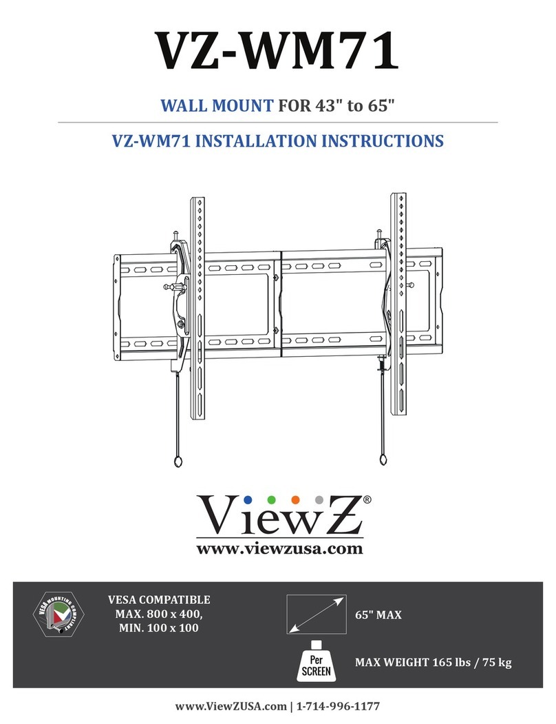 ViewZ VZ-WM71 installation instructions
