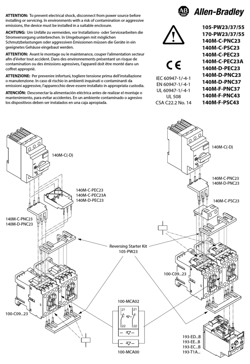 Allen-Bradley 105-PW23 instructions
