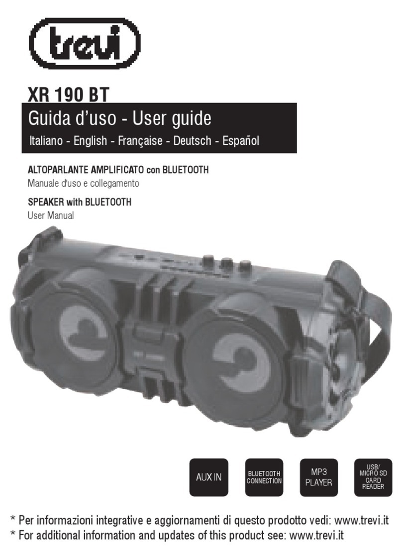 Trevi XR 190 BT user guide