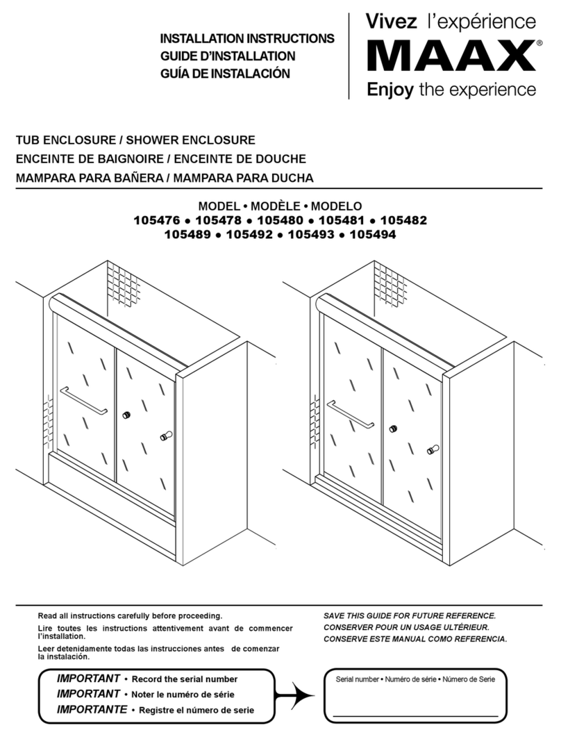 MAAX 105476 User manual